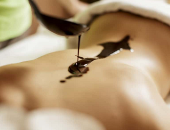 Massage au chocolat