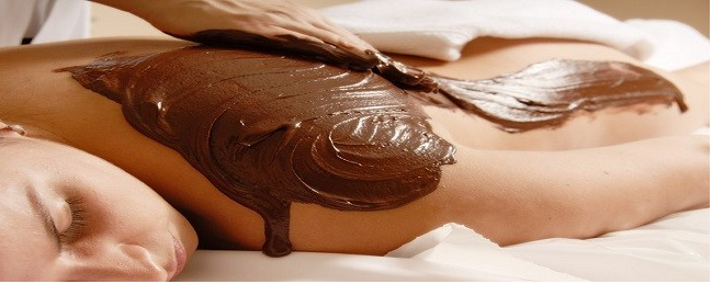 Détail massage chocolat
