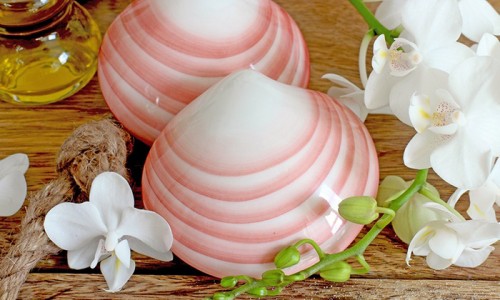 Application des coquillages chauds